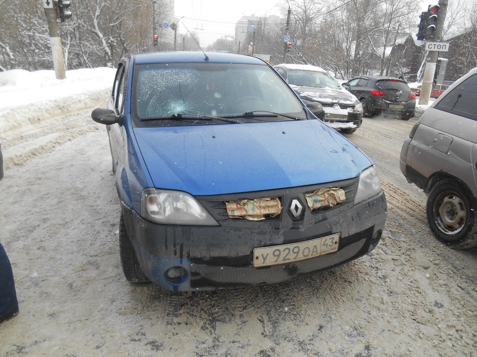 Авария на Московской: женщина пошла на красный