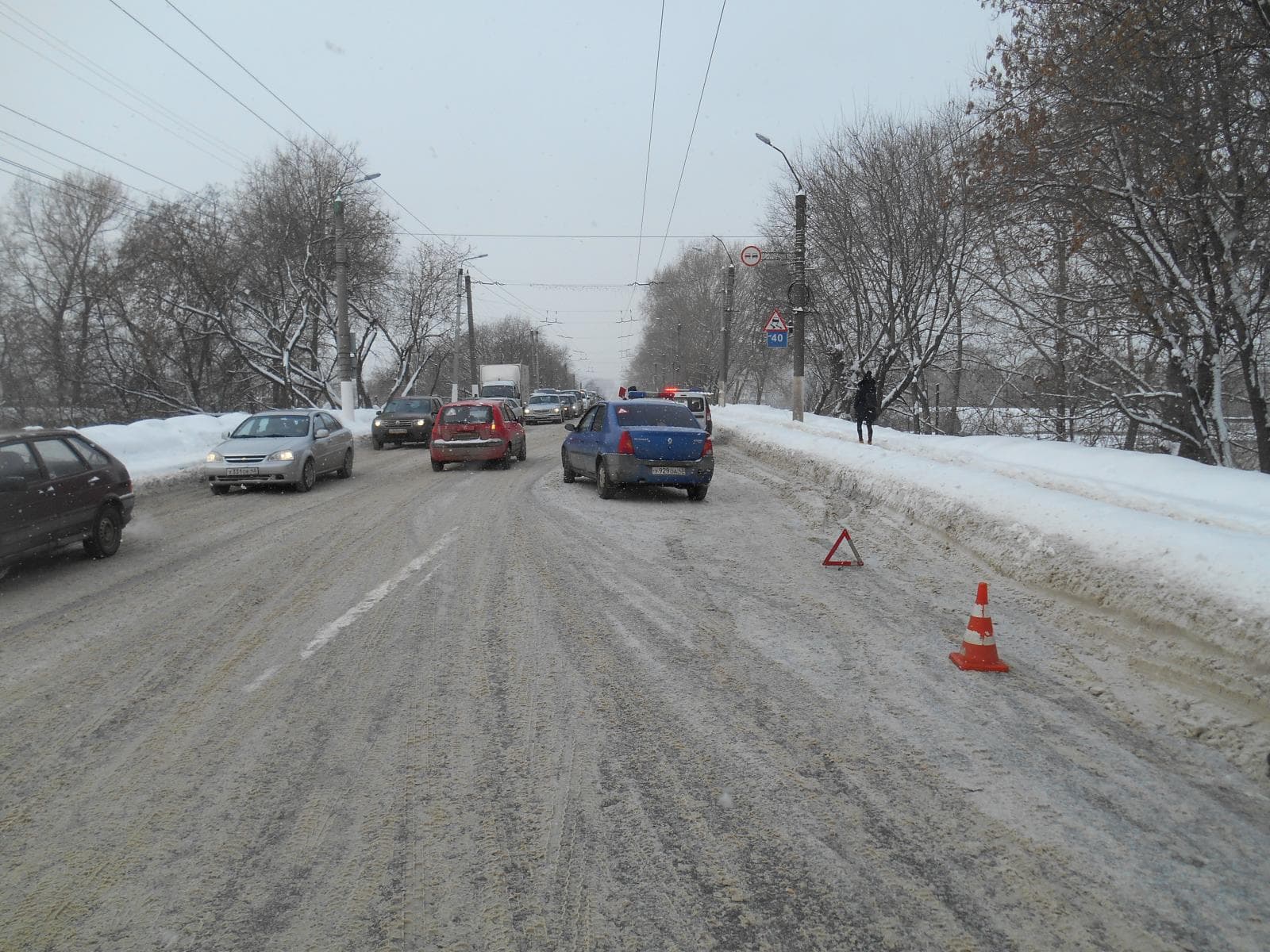 Авария на Московской: женщина пошла на красный