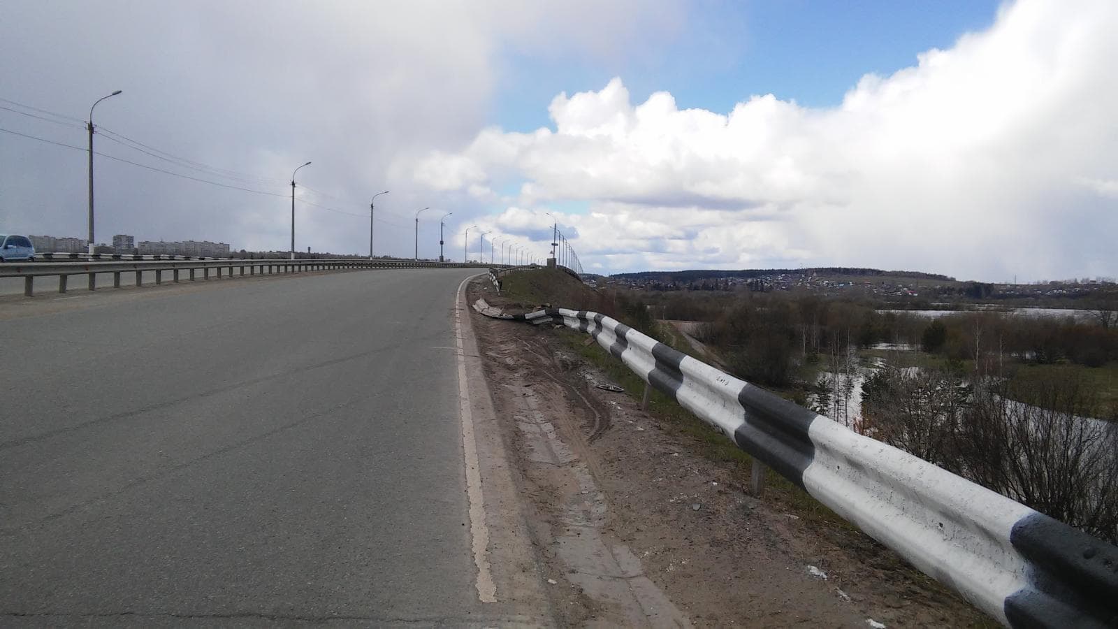 13 мая Kalina Sport вылетела с нового моста