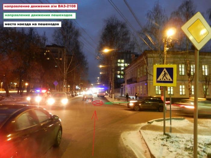 Молодой водитель на “восьмерке” сбил двух 7-летних девочек