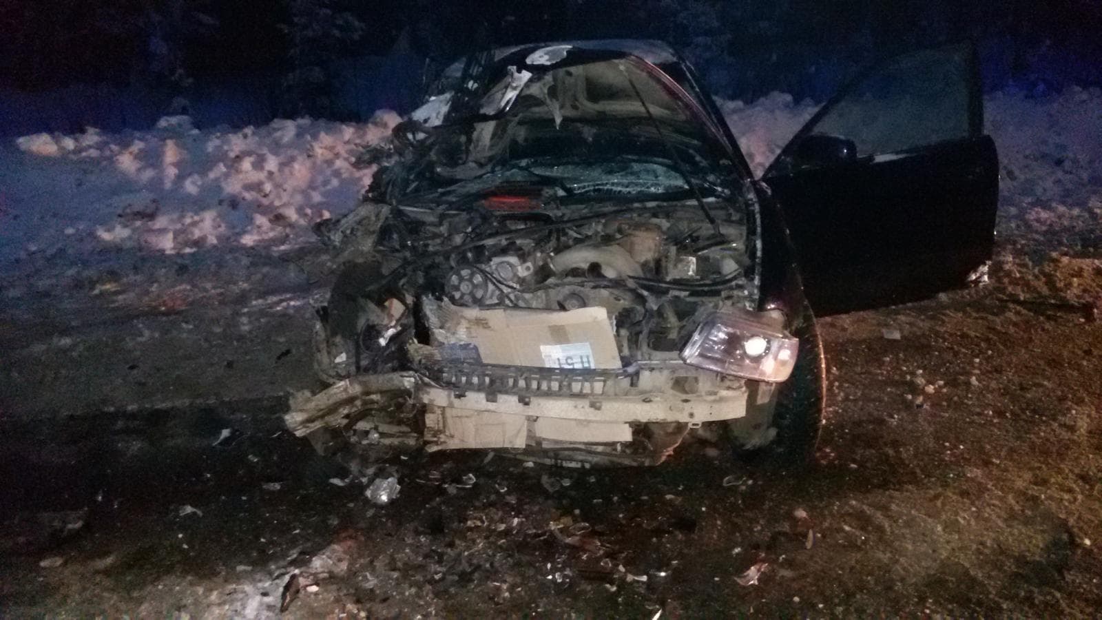 Пьяный обгон закончился серьезной аварией