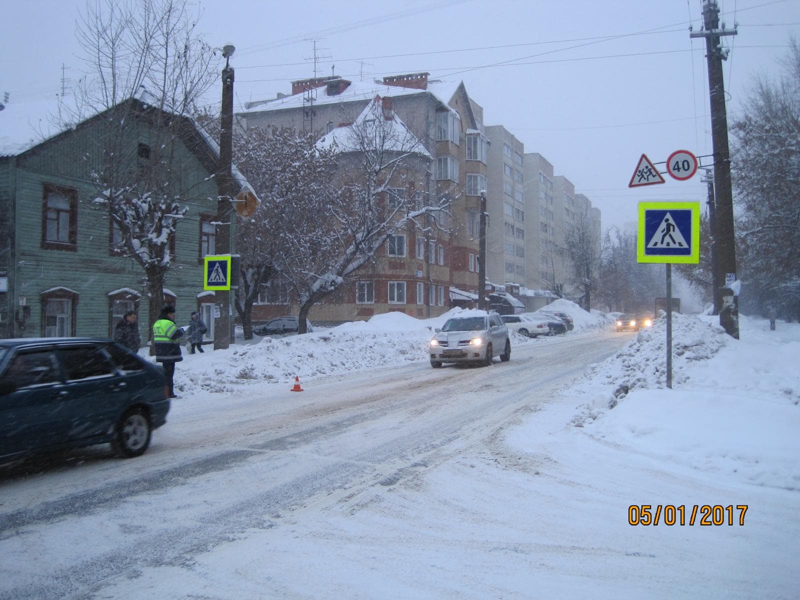 На Пугачева водитель Lada Granta сбил 6-летнего ребенка