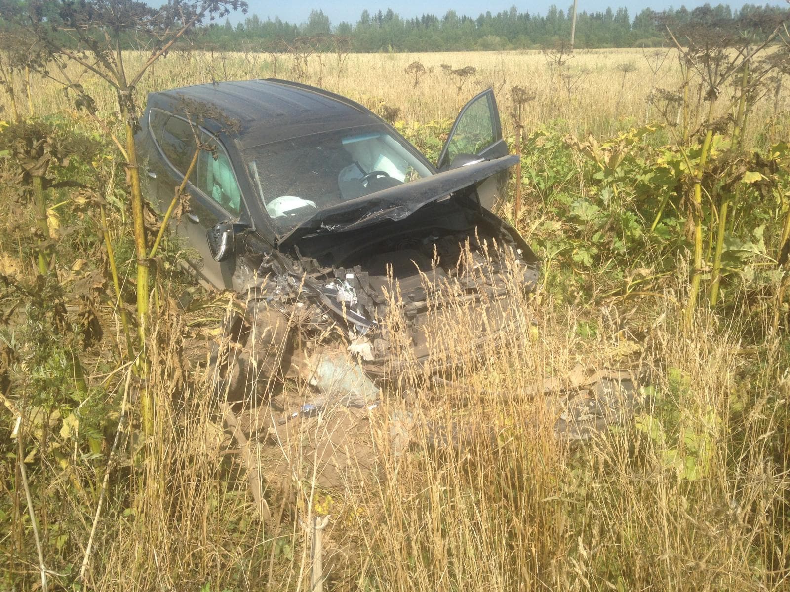 Разворот не удался. На Южном обходе столкнулись «Фольксваген» и «Хёндэ»
