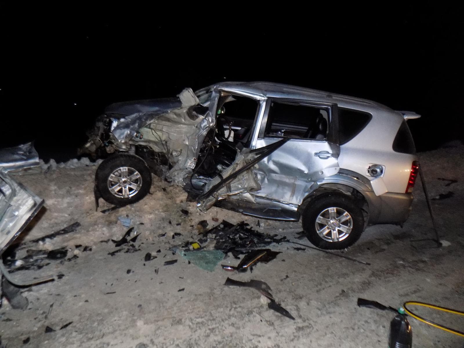 Пьяный водитель внедорожника выехал под фуру