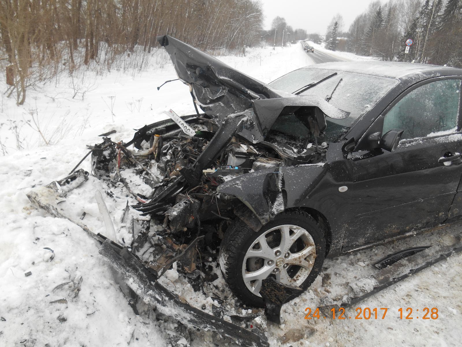 ДТП в Садаковском: ИЖ занесло на встречную полосу