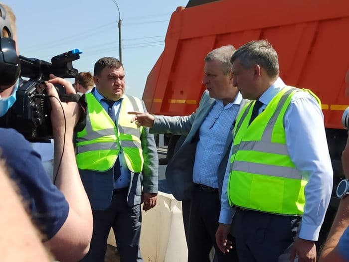 Ремонтные работы на улице Дзержинского выполнены на 80%