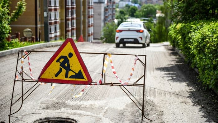 Участок улицы Казанской в Кирове покроют 10-сантиметровым слоем асфальта