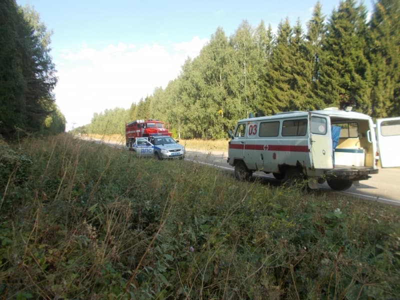 В Уржумском районе перевернулся Chevrolet