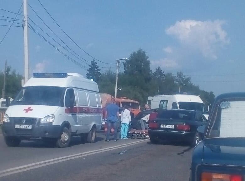 Не пропустил «скорую» - авария на Щорса