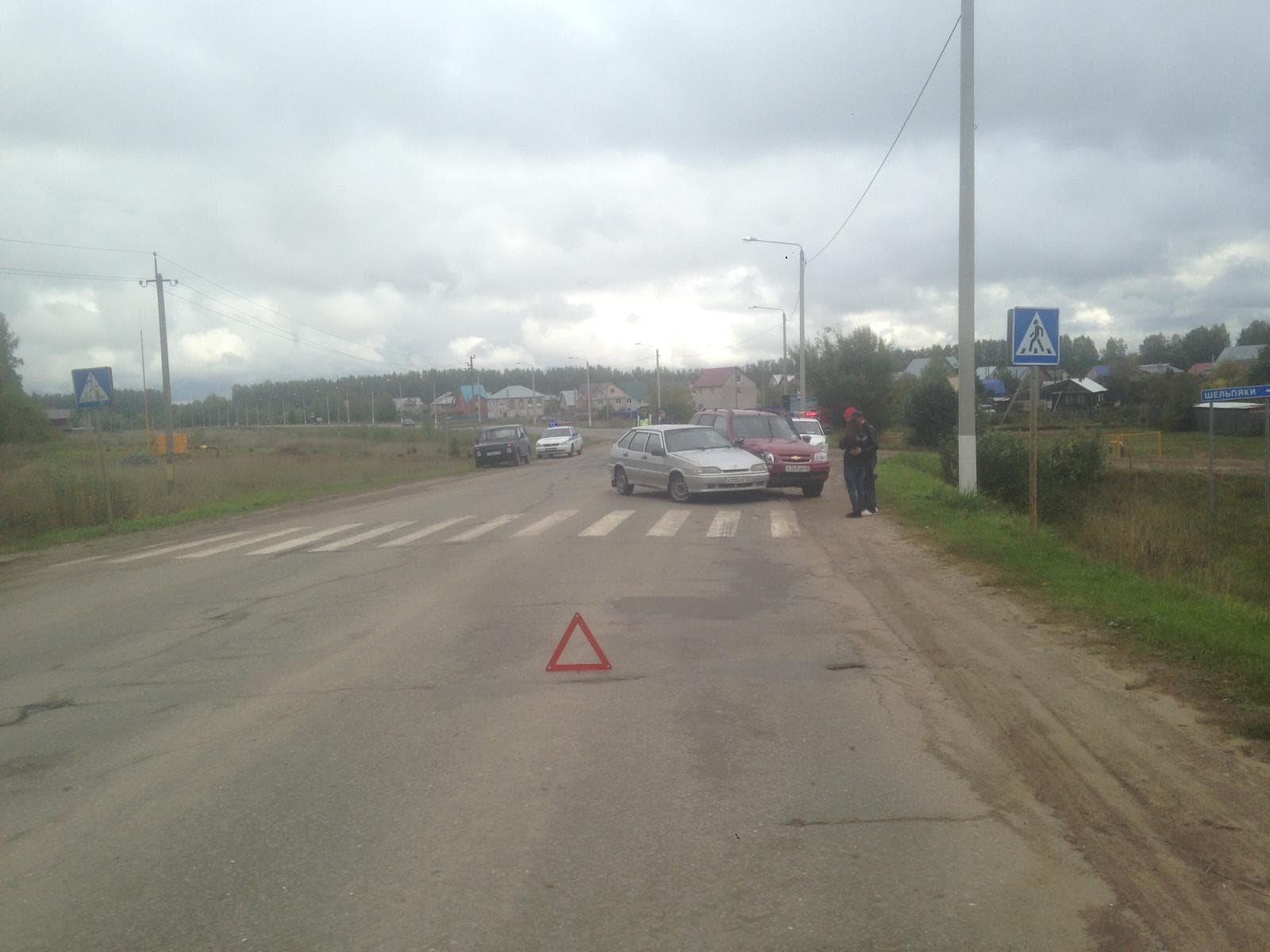 Женищина на ВАЗе хотела развернуться и протаранила «Ниву»