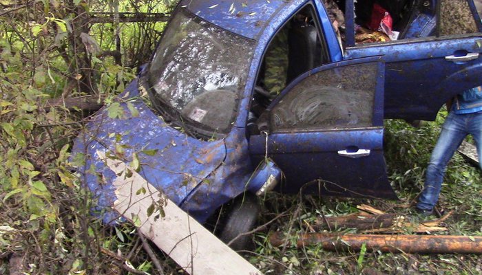 В Арбажском районе водитель разбил машину и «испарился»
