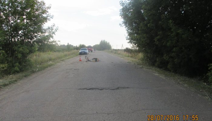 В Вятских Полянах пенсионер ма машине сбил пенсионера на велосипеде
