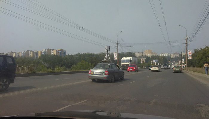 По Кирову колесит «Яндекс-мобиль» и снимает панорамы города