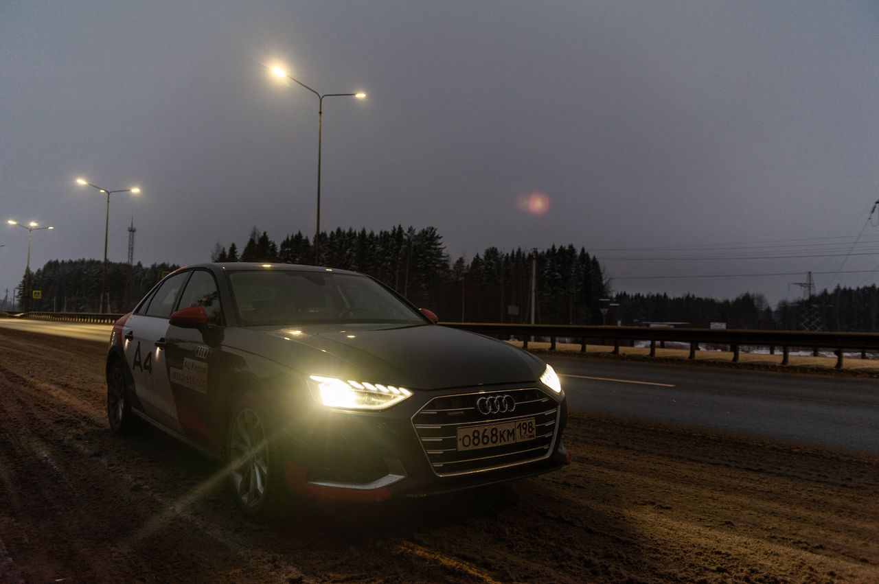 Пристегнись, я стартую»: тест-драйв обновлённого AUDI A4 2020 — Авто43 Киров