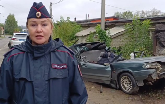 В Кирове водитель ВАЗ-2114 скончался, когда врезался в здание