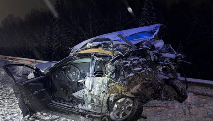 После жуткой аварии с фурой в Кирове в легковушке нашли двух погибших