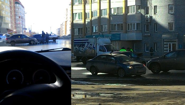 В Кирове столкнулись 2 такси