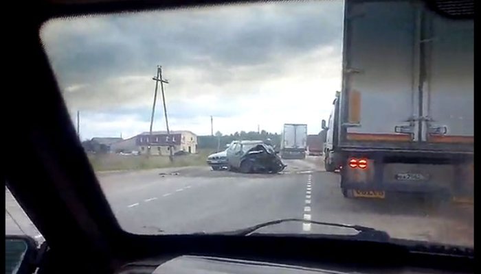В Котельничском районе произошло тройное ДТП