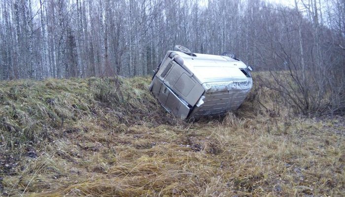 На трассе Яранск-Кикнур водитель не смог побороть сон и оказался в кювете