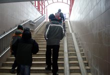 Новое строительство. Подземный переход на Ленина