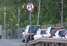 Разворот на перекрестке Базовая - Производственная запрещен