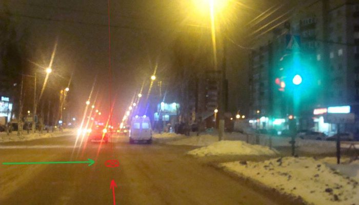 На Ленина водитель «двенадцатой» сбил пешехода на светофоре