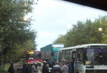 Стрелка на Карла Маркса: что делают водители автобусов?