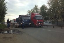 ДТП на Производственной. Въезд в город перекрыт