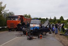 ДТП в Кирово-Чепецке. «Таврию» смяло под КАМАЗом