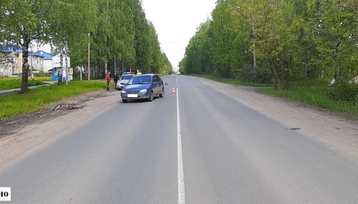 Водитель автомобиля «Лада Калина» сбил 8-летнего велосипедиста
