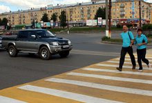 В Кирове появился ЕВРО-переход для пешеходов