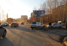 На Воровского столкнулись два ВАЗа: пострадал пассажир