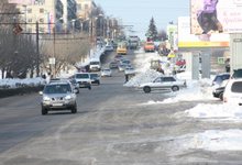 Октябрьский проспект подвергся чистке