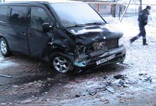 На трассе Киров-Вятские Поляны столкнулись «Калина» и «Мерседес»