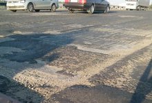  На развязке за Новым мостом сняли асфальт: приходится ездить со скоростью 20 км/ч