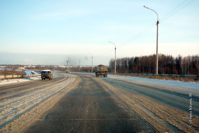 Киров дороги озима. Киров дороги в городе. Автомобильные дороги в Кирове. Номера федеральных трасс в Кировская область.