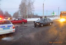 На Дзержинского столкнулись «девятка» и «Тойота»