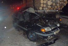 На Филейке «пятнадцатая» врезалась в лесовоз