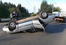 На трассе Киров – Зуевка перевернулась «десятка» 
