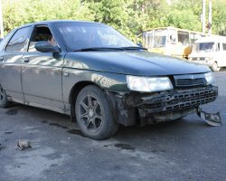 ДТП: После столкновения «семёрку» выбросило на тротуар