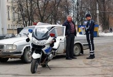 На дороги Кирова вышел полицейский мотобат