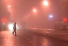 Неблагоприятная погода провоцирует дорожные аварии