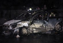 Крупное ДТП на улице Солнечной, один автомобиль сгорел