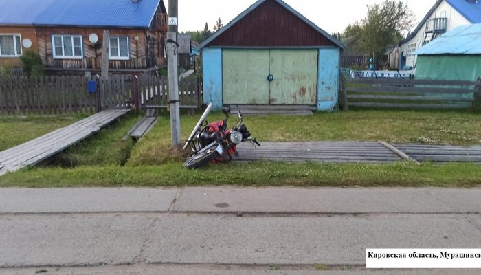 В Кировской области подросток погиб, вылетев в кювет на мотоцикле