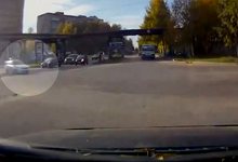 В Кирове произошло ДТП с участием патрульного автомобиля [Видео]