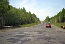 Ремонт областных дорог проводится там, где они сильно разрушены