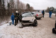 ДТП на трассе «Вятка»: пассажиров «вырезали»  из машины