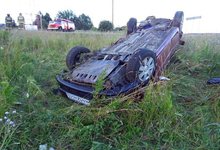 Подростки на «Шевроле» вылетели в кювет и перевернулись 