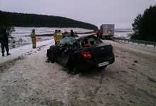 Под Вятскими Полянами «Лада» врезалась в МАЗ: водитель легковушки погиб