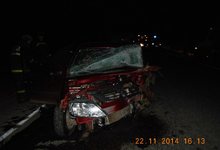 При столкновении двух иномарок погиб мужчина и 10-летняя девочка